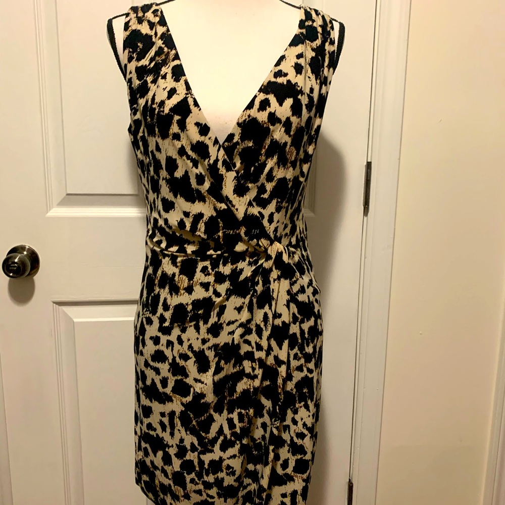 FINAL SALE! RL V-Neck Animal Print Dress